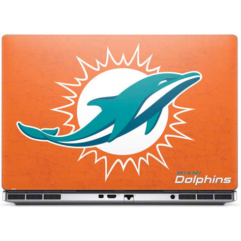 NFL Miami Dolphins Distressed- Orange Dell Precision Skin