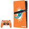 NFL Miami Dolphins Distressed- Orange PS5 Pro Bundle Skin