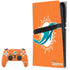 NFL Miami Dolphins Distressed- Orange PlayStation PS5 Skins