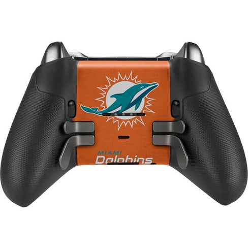NFL Miami Dolphins Distressed- Orange Xbox Elite Wireless Controller Series 2 Skin