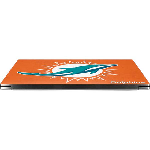 NFL Miami Dolphins Distressed- Orange Dell XPS Skin