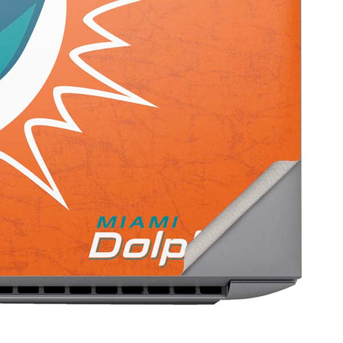 NFL Miami Dolphins Distressed- Orange HP ZBook Fury 16 G10 Skin