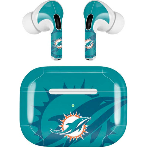 NFL Miami Dolphins Double Vision Apple AirPods Pro Skin