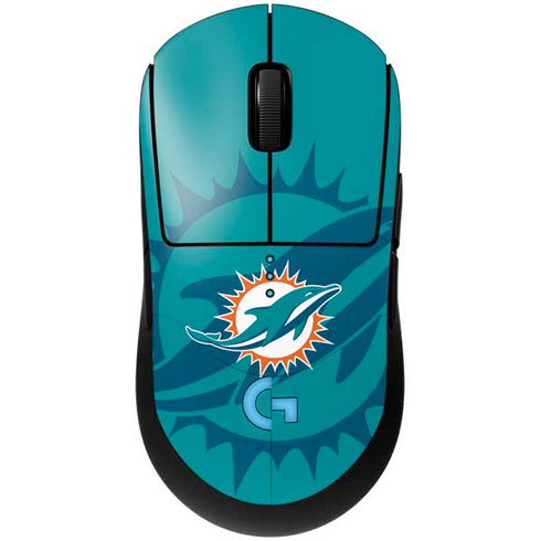 NFL Miami Dolphins Double Vision G Pro Wireless Gaming Mouse Skin