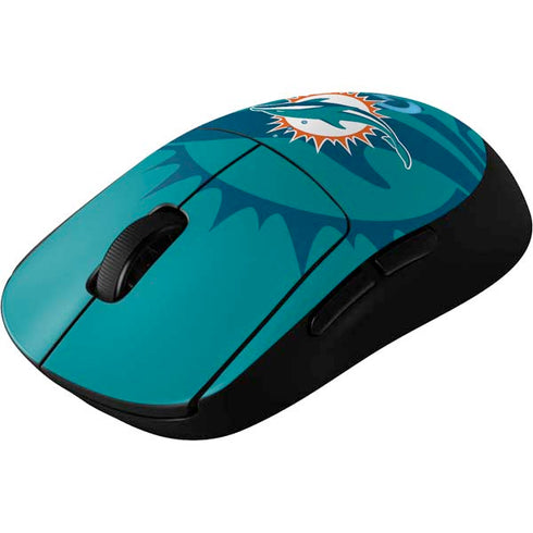 NFL Miami Dolphins Double Vision G Pro Wireless Gaming Mouse Skin