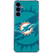 NFL Miami Dolphins Double Vision Galaxy A35 5G Clear Case