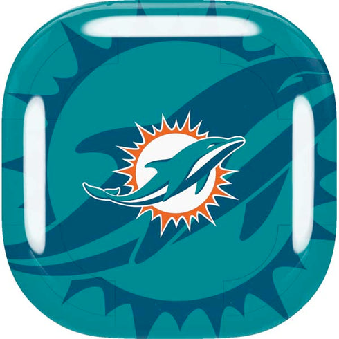 NFL Miami Dolphins Double Vision Galaxy Buds Live Skin