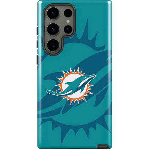 NFL Miami Dolphins Double Vision Galaxy S23 Ultra Pro Case