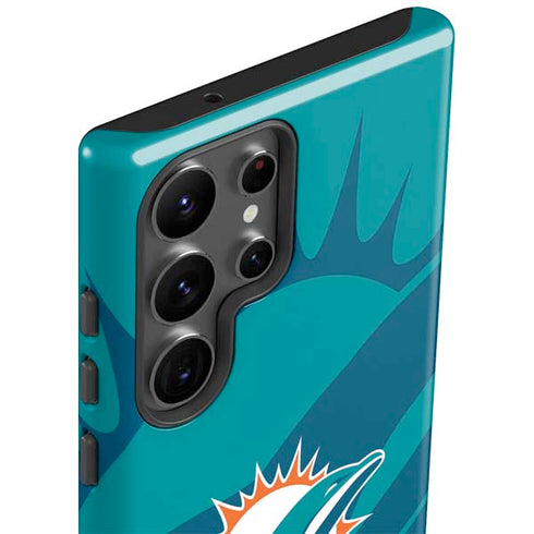 NFL Miami Dolphins Double Vision Galaxy S23 Ultra Pro Case