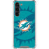 NFL Miami Dolphins Double Vision Galaxy S24 FE Clear Case