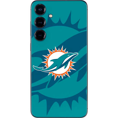NFL Miami Dolphins Double Vision Galaxy S25 Plus Skin