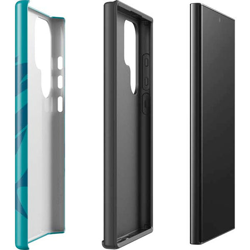 NFL Miami Dolphins Double Vision Galaxy S25 Ultra Impact Case