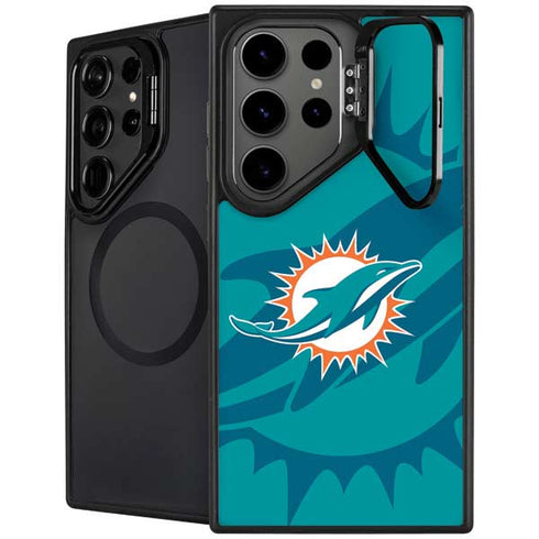NFL Miami Dolphins Double Vision Galaxy S24 Ultra Kickstand Case