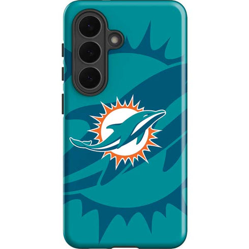 NFL Miami Dolphins Double Vision Galaxy S26 Plus Impact Case
