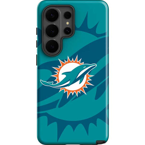 NFL Miami Dolphins Double Vision Galaxy S26 Ultra Impact Case