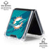 NFL Miami Dolphins Double Vision Galaxy Z Flip6 Clear Case