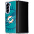 NFL Miami Dolphins Double Vision Galaxy Z Fold5 5G Clear Case