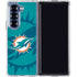 NFL Miami Dolphins Double Vision Galaxy Z Fold6 Clear Case