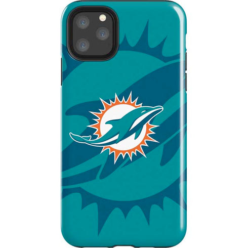 NFL Miami Dolphins Double Vision iPhone Cases