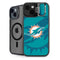 NFL Miami Dolphins Double Vision iPhone 13 Kickstand Case