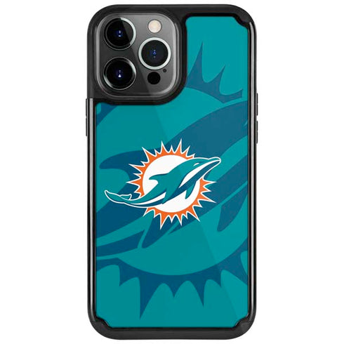 NFL Miami Dolphins Double Vision iPhone Cases