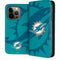 NFL Miami Dolphins Double Vision iPhone 13 Pro Folio Case