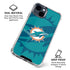 NFL Miami Dolphins Double Vision iPhone 15 Clear Case