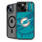 NFL Miami Dolphins Double Vision iPhone 15 Kickstand Case