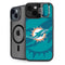 NFL Miami Dolphins Double Vision iPhone 15 Plus Kickstand Case