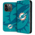 NFL Miami Dolphins Double Vision iPhone 15 Pro Folio Case