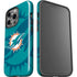 NFL Miami Dolphins Double Vision iPhone 15 Pro Impact Case