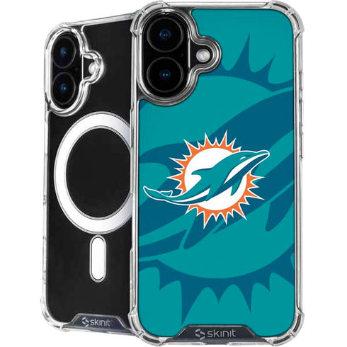 NFL Miami Dolphins Double Vision iPhone 16 MagSafe Case