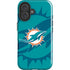 NFL Miami Dolphins Double Vision iPhone 16 Plus Impact Case
