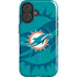 NFL Miami Dolphins Double Vision iPhone 16 Plus Magsafe Impact Case