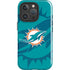 NFL Miami Dolphins Double Vision iPhone 16 Pro Max Impact Case