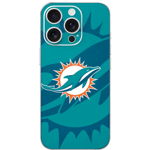 NFL Miami Dolphins Double Vision iPhone 16 Pro Skin