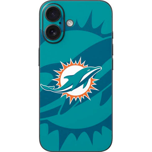 NFL Miami Dolphins Double Vision iPhone 16 Skin