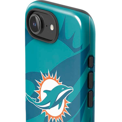 NFL Miami Dolphins Double Vision iPhone 16e Impact Case
