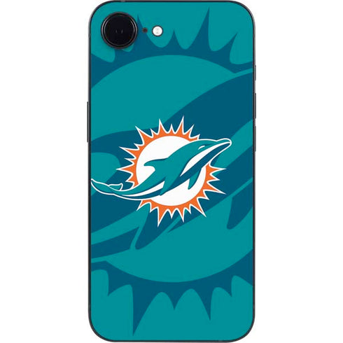 NFL Miami Dolphins Double Vision iPhone 16e Skin