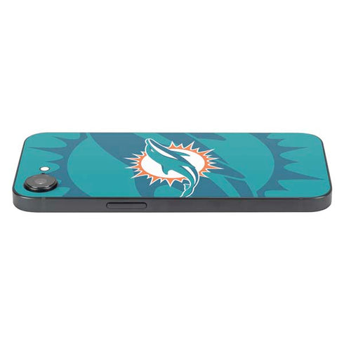 NFL Miami Dolphins Double Vision iPhone 16e Skin