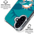 NFL Miami Dolphins Double Vision iPhone 17 Clear Case