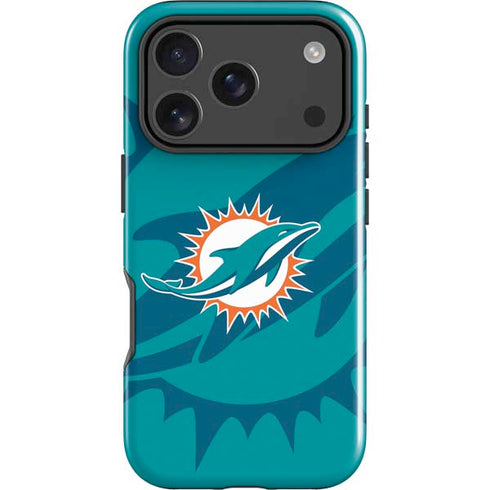 NFL Miami Dolphins Double Vision iPhone 18 Pro Impact Case