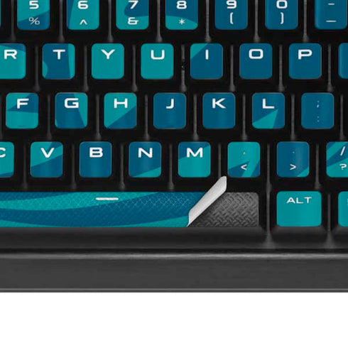 NFL Miami Dolphins Double Vision K95 RGB PLATINUM Mechanical Gaming Keyboard Skin