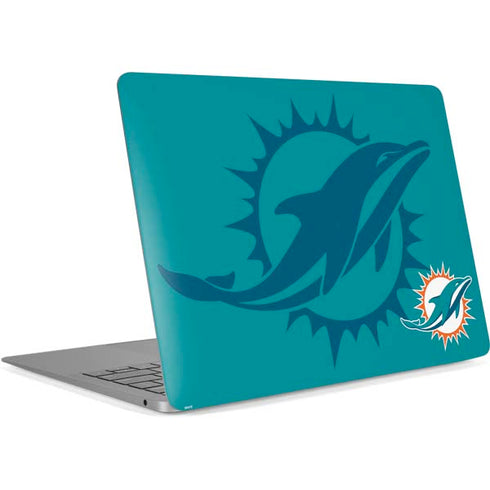 NFL Miami Dolphins Double Vision Apple MacBook Air Skin