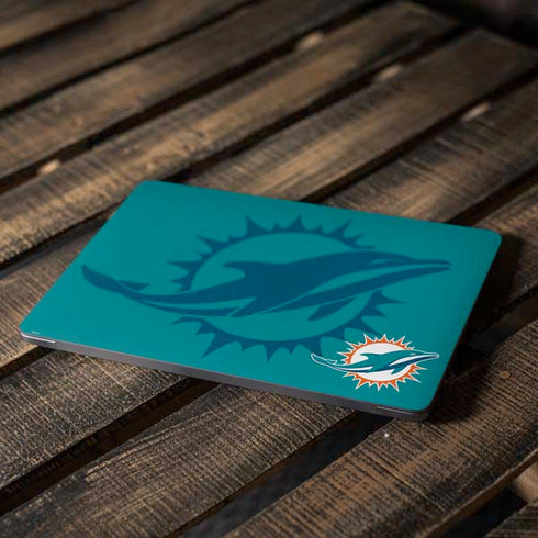 NFL Miami Dolphins Double Vision Apple MacBook Air Skin