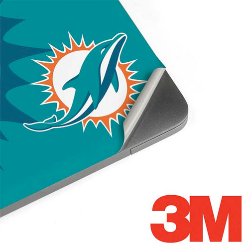 NFL Miami Dolphins Double Vision MacBook Skins