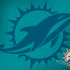 NFL Miami Dolphins Double Vision MacBook Skins