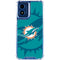 NFL Miami Dolphins Double Vision Moto G 5G (2024) Clear Case