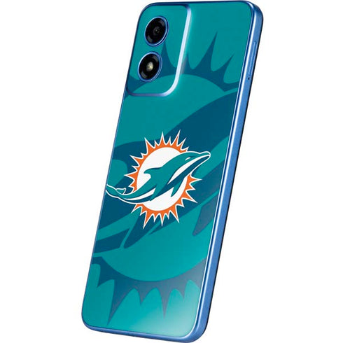 NFL Miami Dolphins Double Vision Moto G Play 4G (2024) Skin
