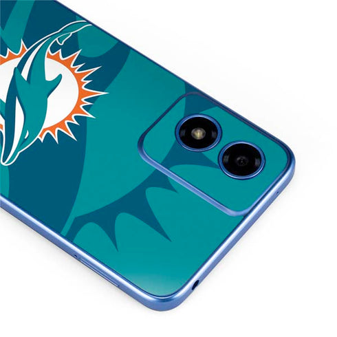 NFL Miami Dolphins Double Vision Moto G Play 4G (2024) Skin